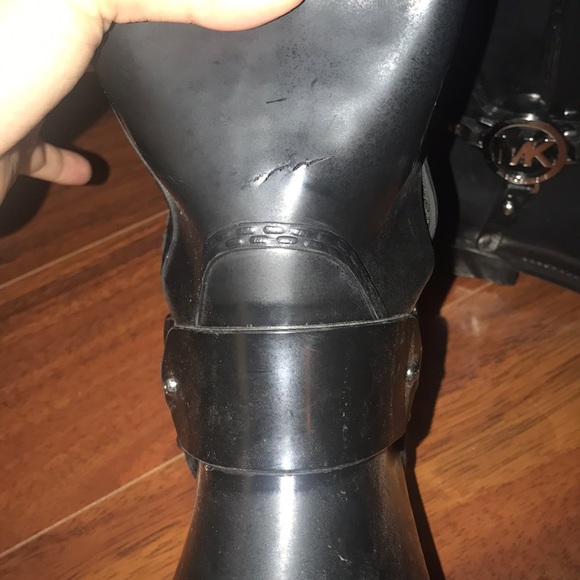 Michael Kors Black Tall Rain boot - Picture 7 of 8